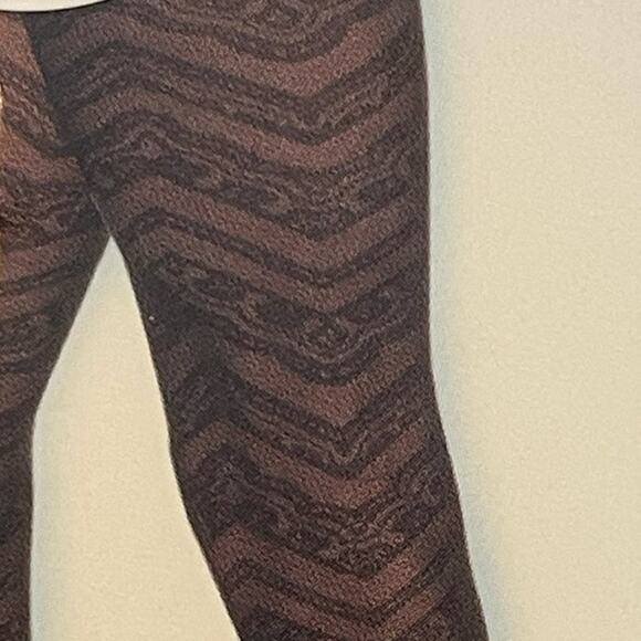 SPANX Assets Red Hot Label 3 Pair Textured Lace ZigZag Shaping Tights Black 4 D - Picture 4 of 8
